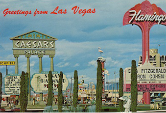 Greetings from Las Vegas 1950s Caesars Palace