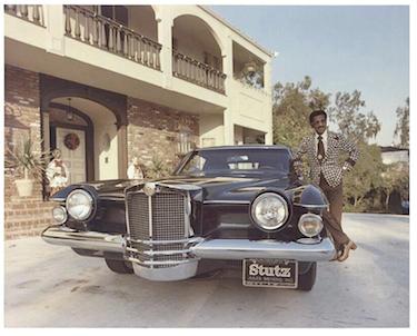 Sammy Davis Jr. Beside His Stutz